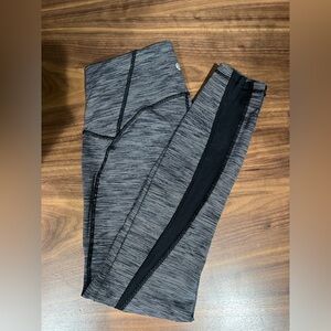 Lululemon Legging-Black and Gray Stripe